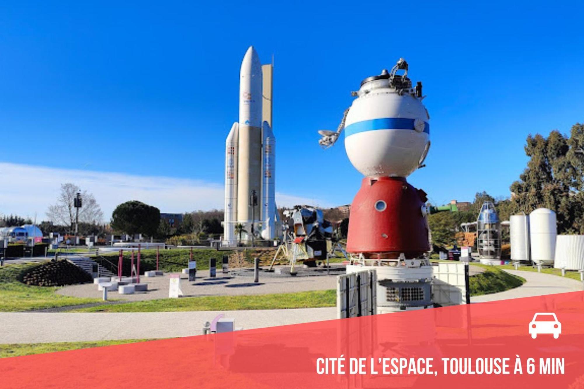 " Cote Parc " Cite De L'Espace - Balcon - Piscine Toulouse Dış mekan fotoğraf